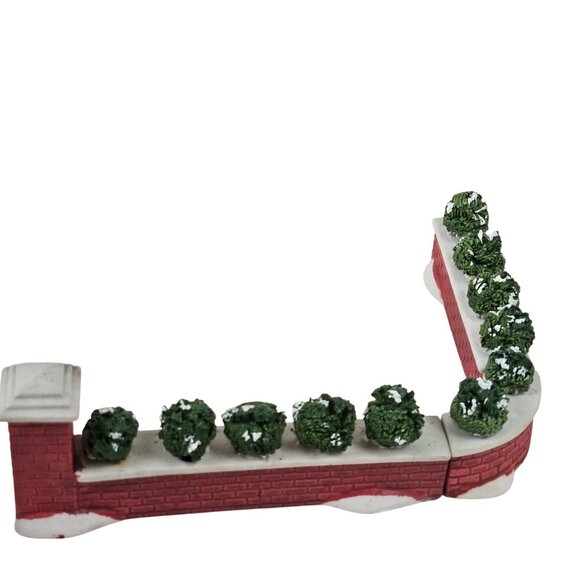 Lemax Dickensvale Porcelain Brick Wall Set of 6 1992 Christmas Village Decor - Picture 5 of 10